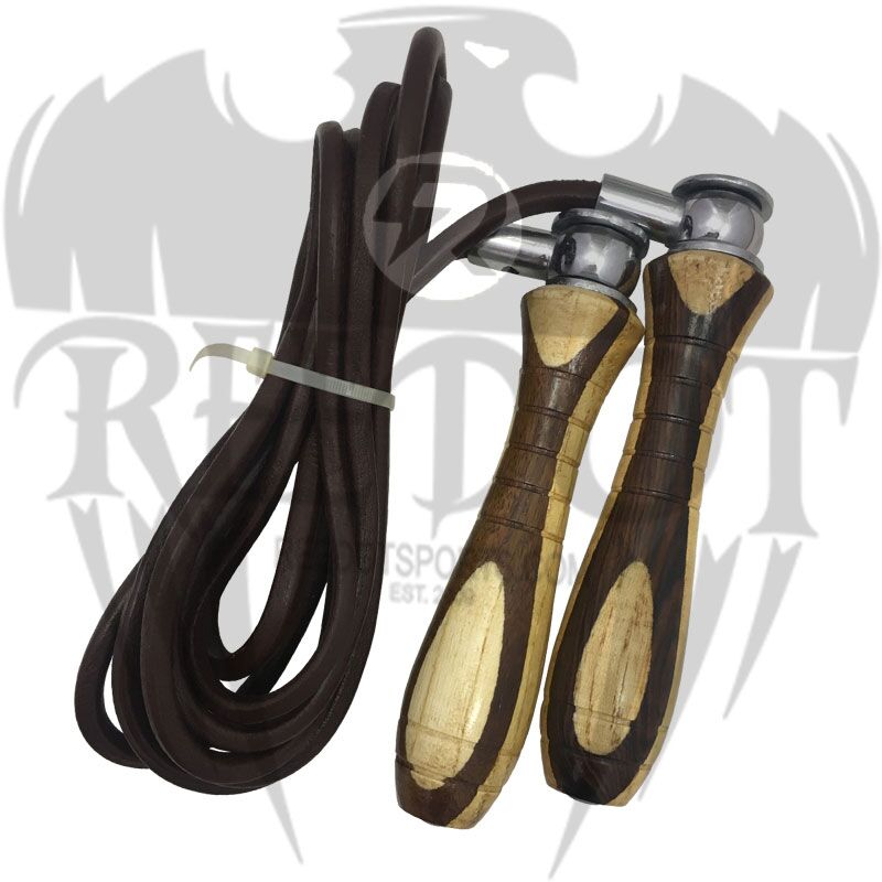 Wood-Handle-Speed-Jumping-rope Wooden handle speed jumping rope