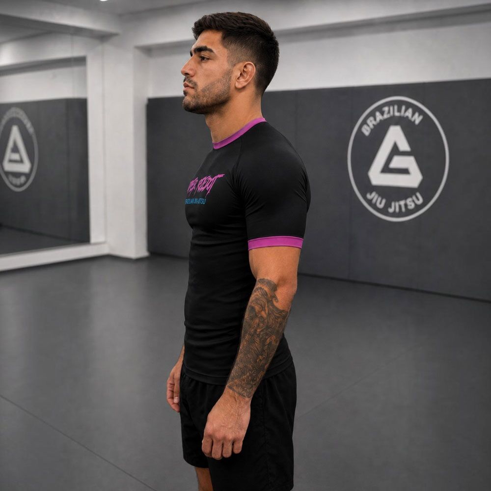 Side-Profile-Custom-Gym-Logo-BJJ-Rash-Guard Side Profile Custom Gym Logo BJJ Rash Guard Reedot Sports