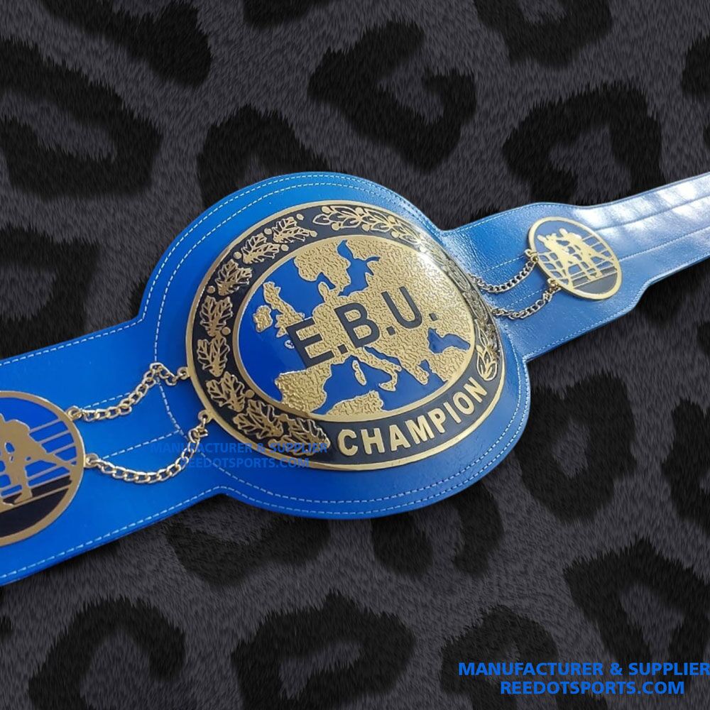 custom-ebu-european-boxing-replica-title-belt Custom EBU European Boxing Championship replica title belt